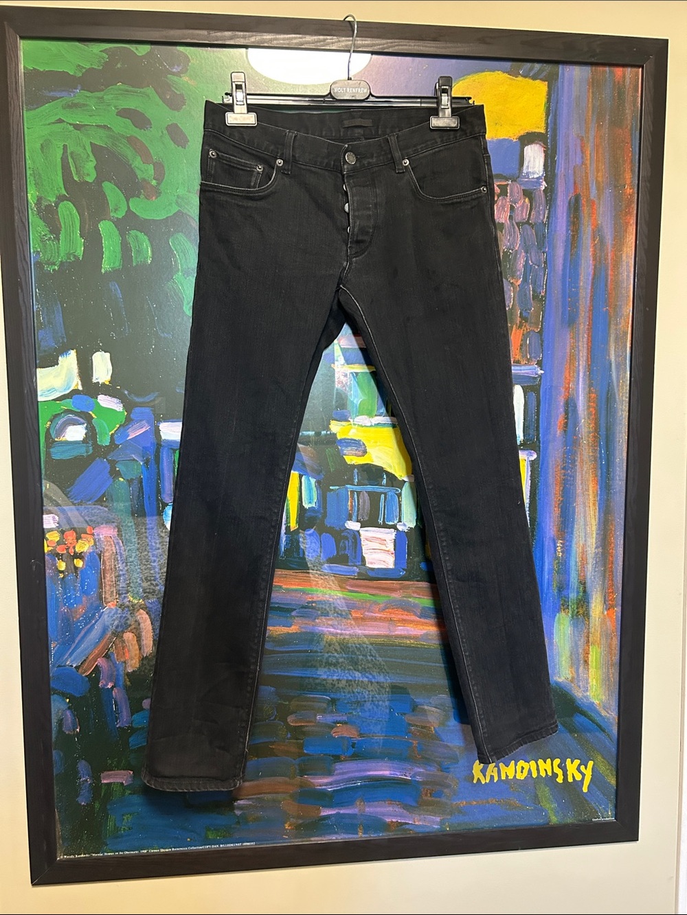 Prada 2000’s Low Rise Black Tapered Jeans size 32 but fits more like size 6